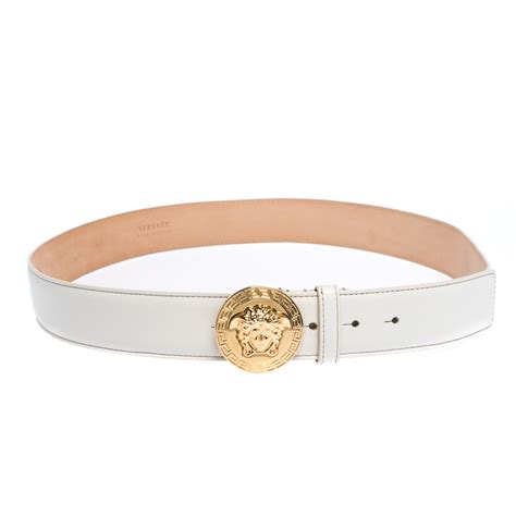 versace medusa belt white|Versace belt size chart.